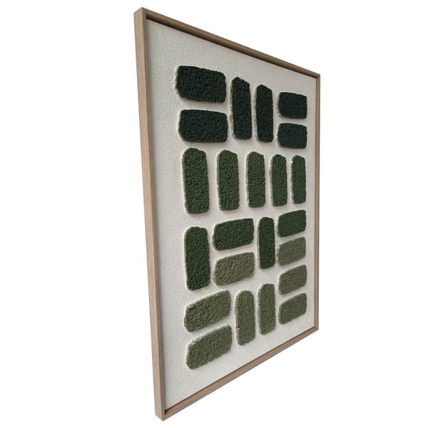 Väggkonst 60x80x2,9 cm Grön