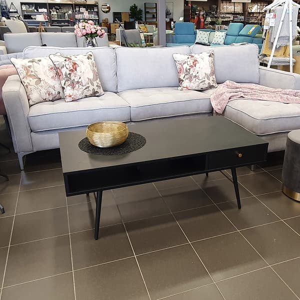 Sofabord LUXEMBOURG 115x60x45 cm Sort