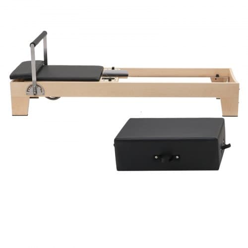 Pilates Reformer, 238x73.5x92.5 cm, Trä, Hemmagymutrustning