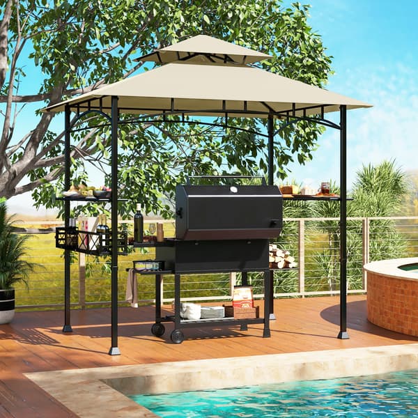 Grill Pavillon 8x5x8,2 ft beige
