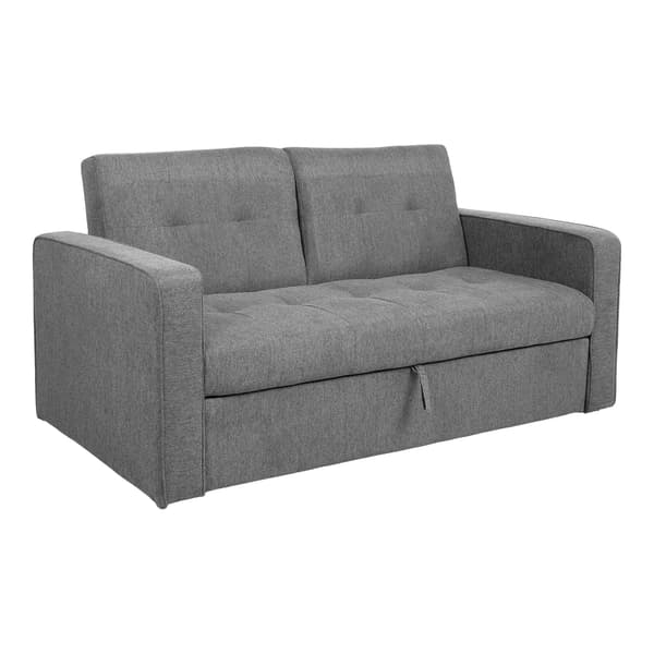 Soffa Säng 162x89x85 cm Grå Tyg