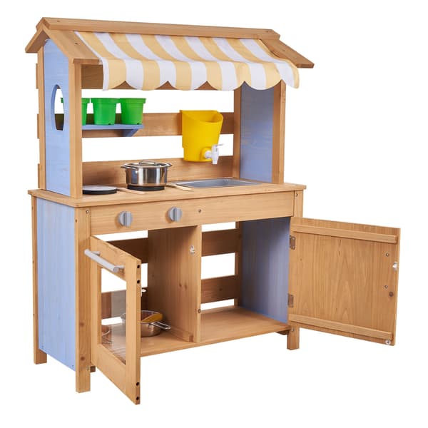 Mud Kitchen, 79,5x33,9x100 cm, Natur, Træ