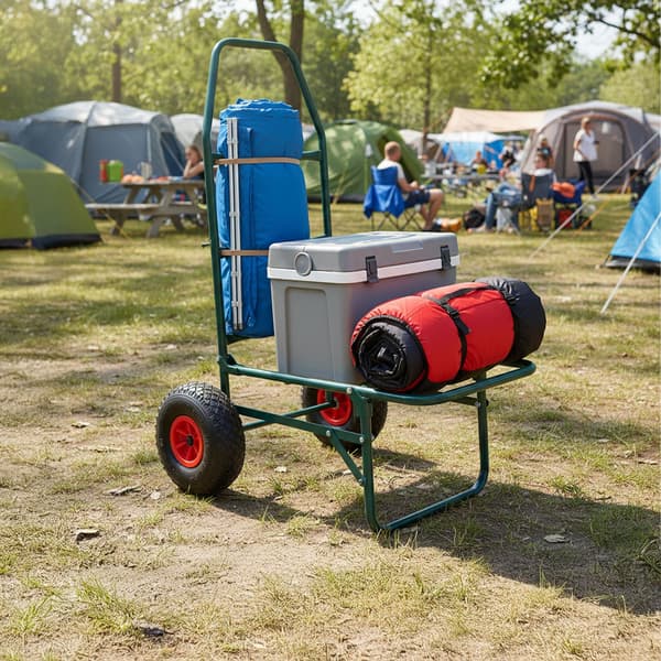 Hopfällbar transportvagn 80 kg stål, Kodustaar