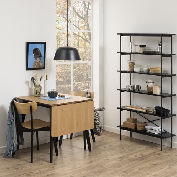Matbord 80/120x80x76 cm Ek Förlängningsbart