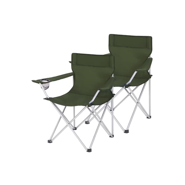 Campingstol, 84x52x81 cm, Grön
