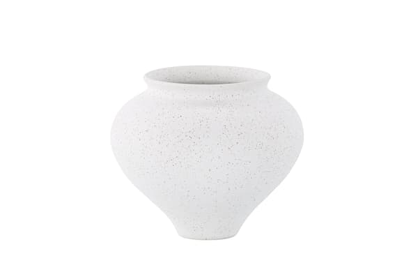 Vase Rellis 11x18x18 cm Hvid