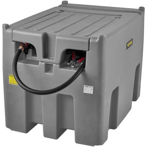 Dieseloverføringstank 104x72x73,5 cm grå, polyethylen