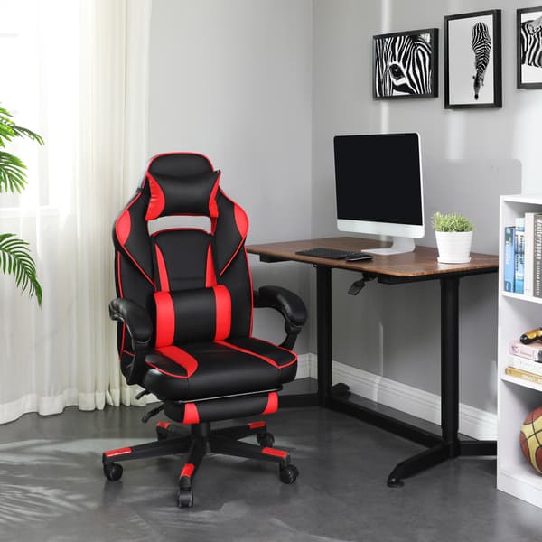 Gamingstol 65,5x70,9x112-122 cm Sort Justerbar