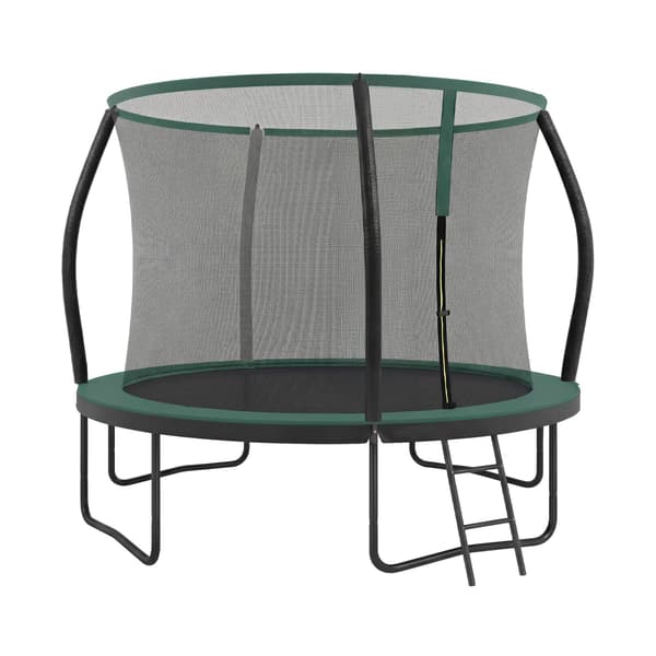 Trampolin 366x270 cm Svart-Blå Stålram