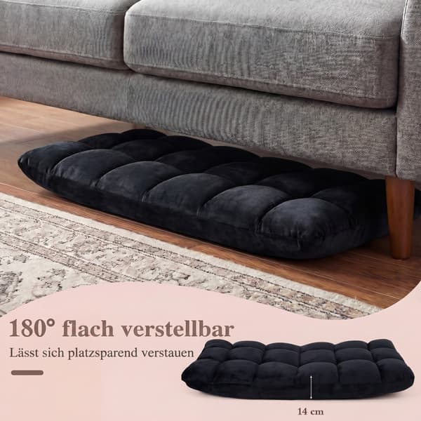 Foldbar gulvstol 66,5x53x53 cm lys pink