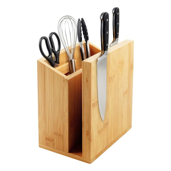 Magnetiskt knivställ med redskapshållare, bambu, Kodustaar
