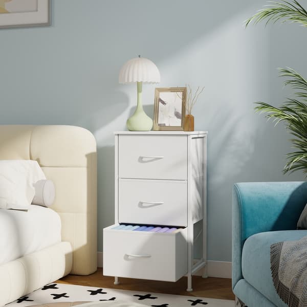 Kommode 30x39,6x73,7 cm Hvid MDF