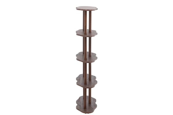 Bogreol Moln 105x30x140 cm Mocca MDF