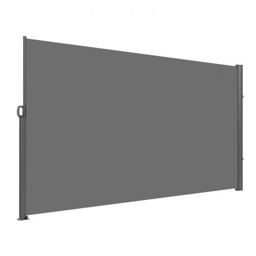 Indtrækkelig terrasseafdækning 180x300 cm grå