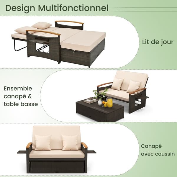 Udemøbel, 201×307 cmcm x 168×91×231 cmcm, Beige