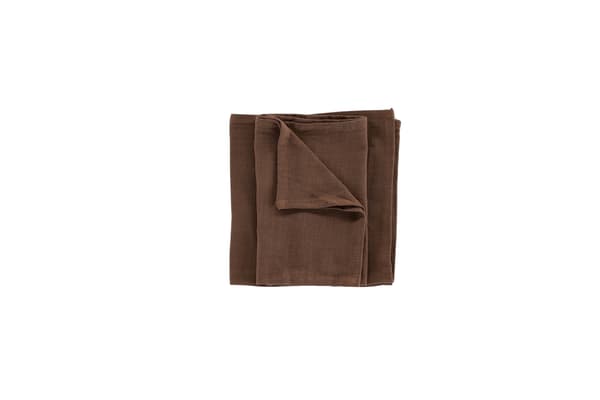 Serviet Bloria 40x40 cm Brun Rayon