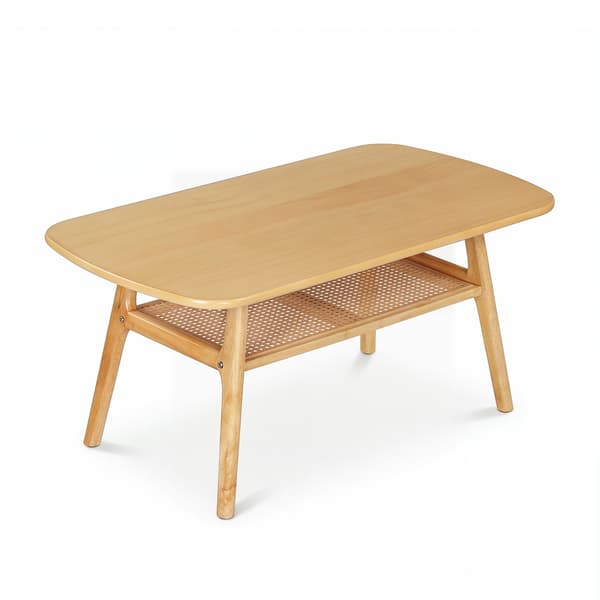 Sofabord 100,3x53,3x45,7 cm naturvalnød