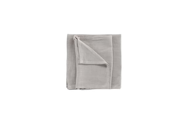 Serviet Bloria 40x40 cm Lysegrå Rayon