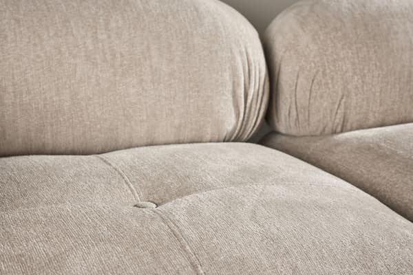 Modulsofa Mika 2 dele, Beige/Sort