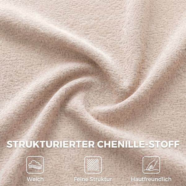 3-sits soffa 225x93x83 cm beige