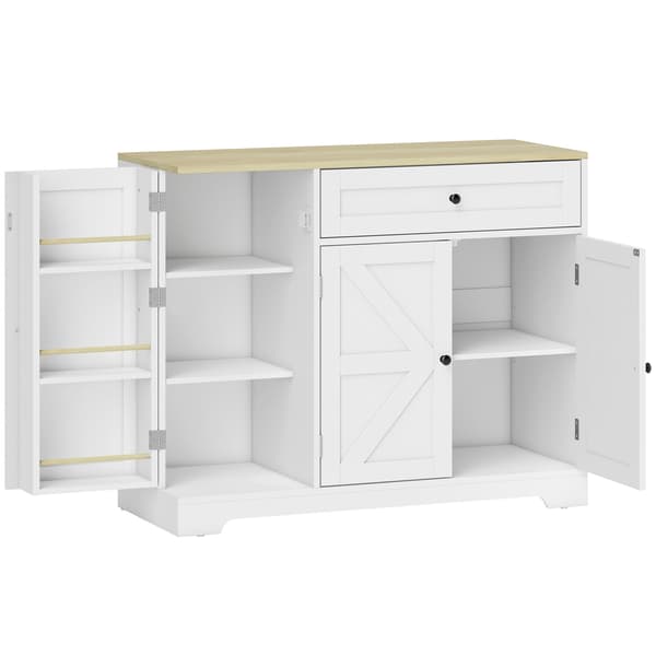Skænk 100x40x81 cm Hvid MDF