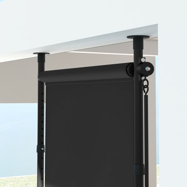 Vertikal Markis, 120x220-310 cm, Mörkgrå
