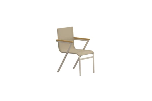 Spisestol, Mexico, Beige, Aluminium