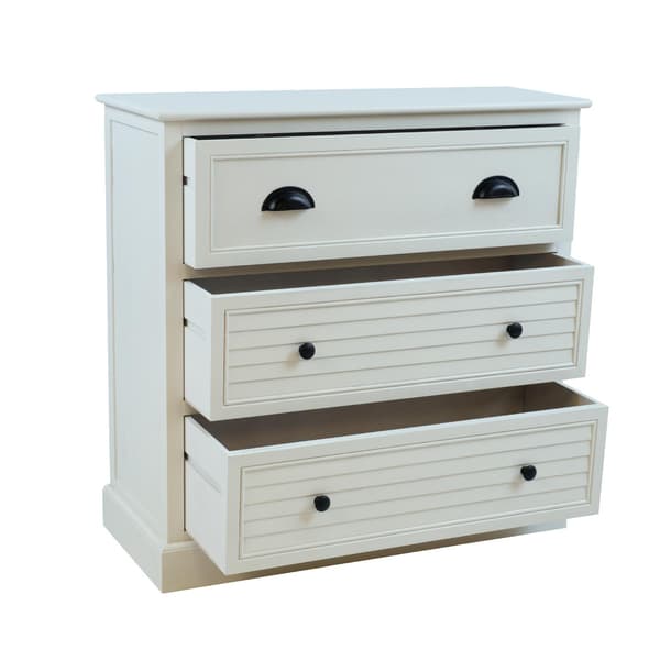 Skåp 80x35x80 cm vitt trä