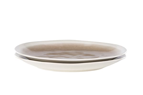 Lautanen, Jublie 2-pack, 28 cm, Beige