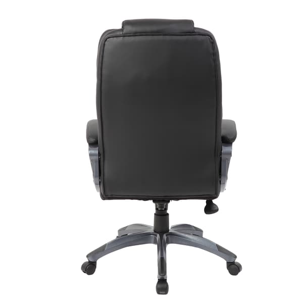 Kontorstol HOWARD 66x75,5x116-123,5 cm sort