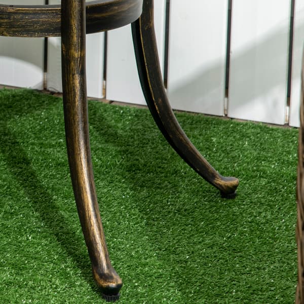 Sidebord, 60x52,5 cm, Bronze, Aluminium