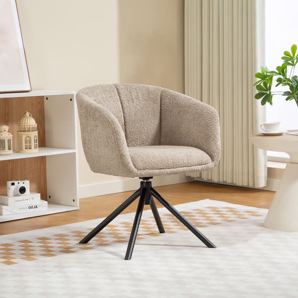 Fåtölj, 58.5x59x78.5 cm, Brun, Polyester