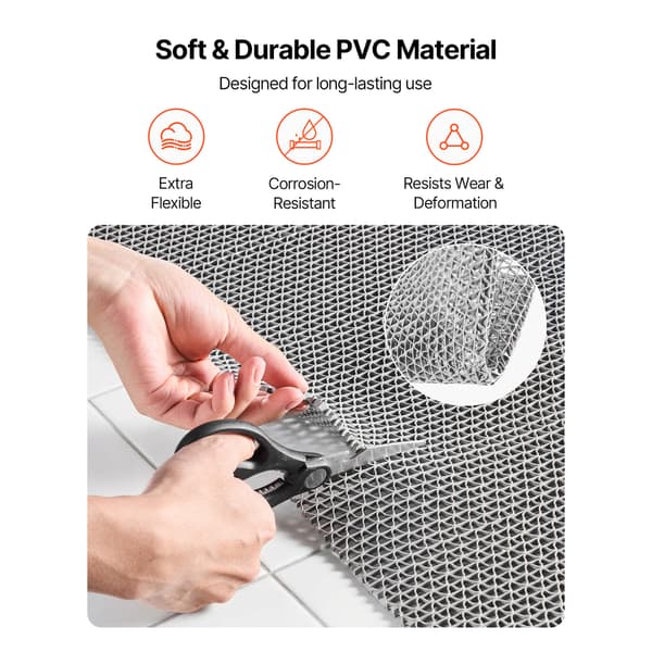 Valumatto 90x300 cm harmaa PVC
