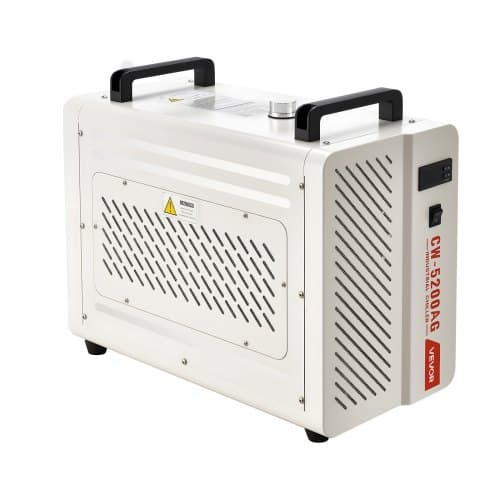Industriel vandkøler, 7 L tank, 13 L/min, kølesystem, stål