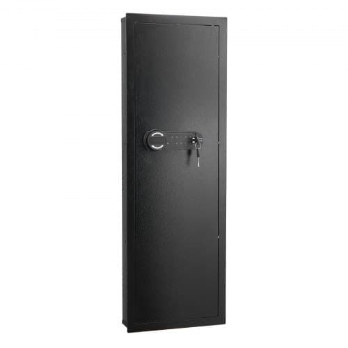 Vægsafe, 102x370x1100 mm, Sort, Stål