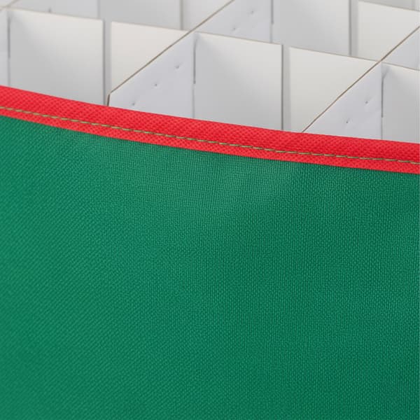 Förvaringslåda för julgranskulor, 33x33x33 cm, Grön, Kodustaar