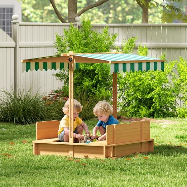 Sandbox 106x106x115 cm Lys Brun