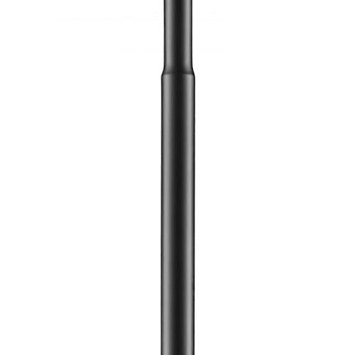 Flagstangssæt 9,14 m Ø51,6 mm aluminium sort
