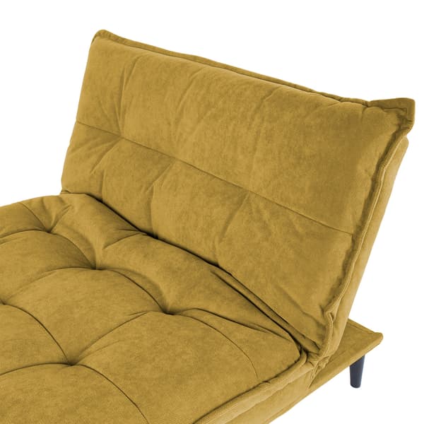 Vuodesohva SPRY 193x92x89 cm Keltainen Sametti