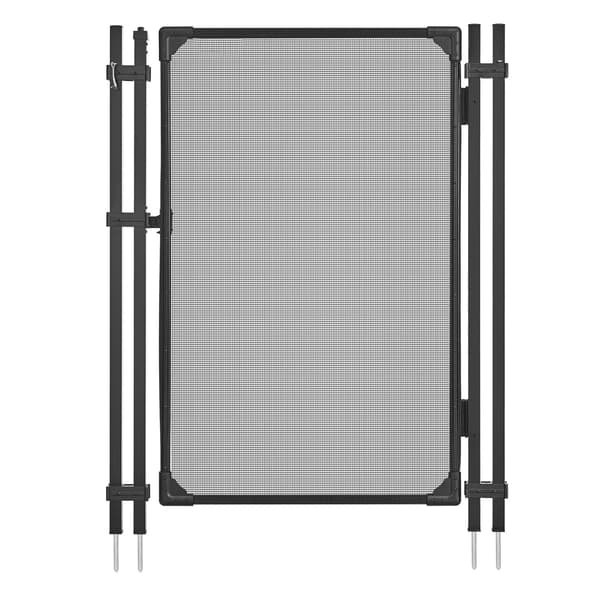 Poolhegnsport 120x75 cm Sort PVC-net