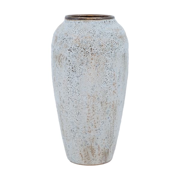 Vase 17x33 cm Beige Keramik