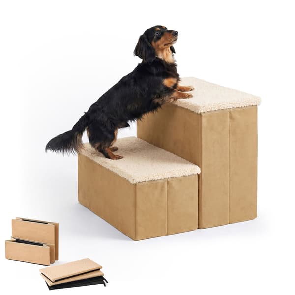 Sammenklappelige hundetrin med opbevaring, Kodustaar