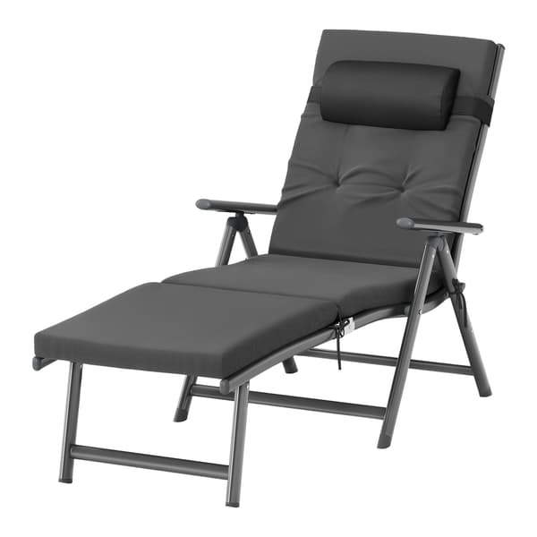Solstol 58x183x97 cm Grå