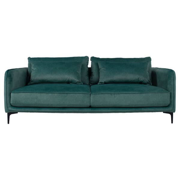 Sofa Bianka 208x98x85 cm grøn stof