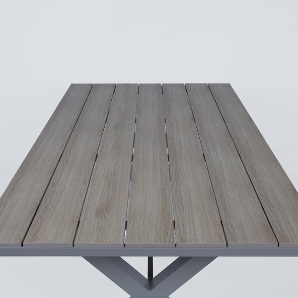Bord CORINNA 180x100x74 cm Lys Grå