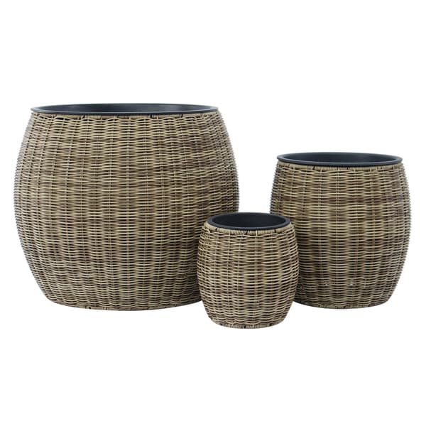 Planter 20x20 cm ljusbrun korg