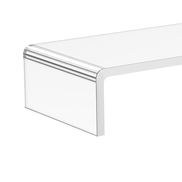 Bildskärmsställ, 53x19x9 cm, Transparent