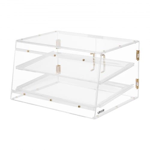 Bageridiskdisplay, 52,6x40x30,5 cm, Klar, Akryl