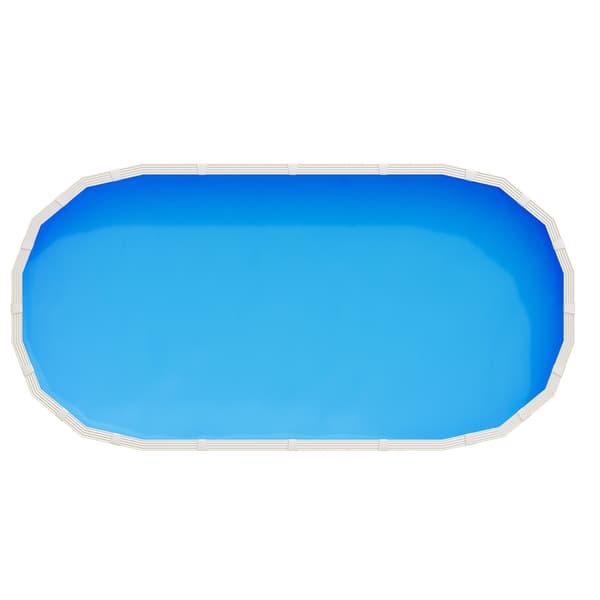 Poolforing 610x375x120 cm Blå Vinyl