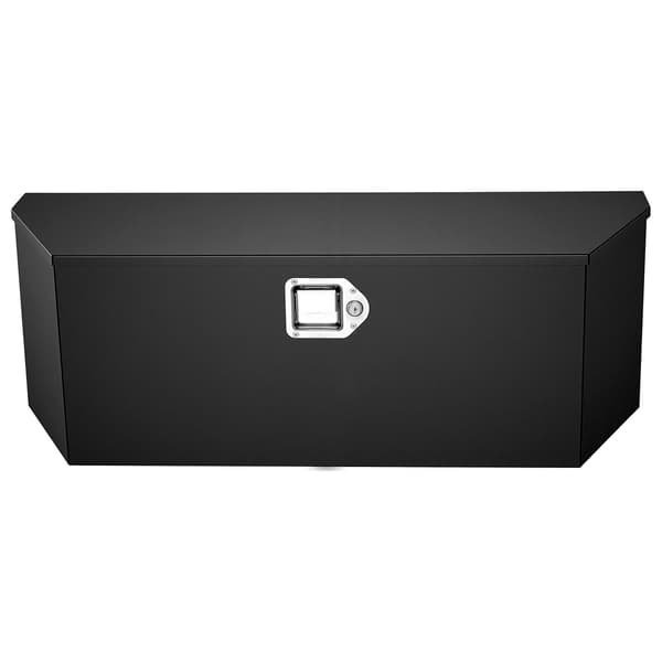 Trailer-tungeboks, 91,4x31,4x30,5 cm, sort, stål opbevaring
